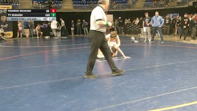 172 lbs Consy 2 - Frankie McHugh, Jim Thorpe vs Ty Dudash, Laurel