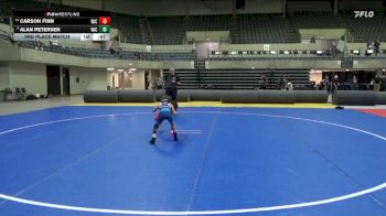 55 lbs 3rd Place Match - Carson Finn, Bemidji vs Alan Petersen, American Outlaws Wrestling