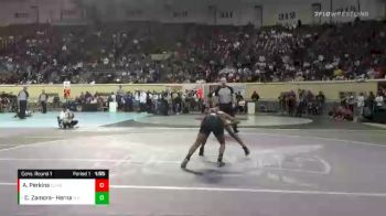 107 lbs Cons. Round 1 - Cheli Zamora- Hernandez, Guthrie vs Aiyana Perkins, Coweta