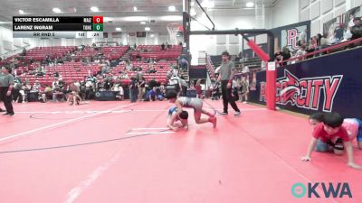 67 lbs Rr Rnd 5 - Victor Escamilla, Maize Kids Wrestling Club vs Larenz Ingram, Team Of Hard Knox
