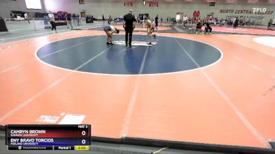 136 lbs Prelim - Eny Bravo Torcios, Midland University vs Camryn Brown, Gannon University