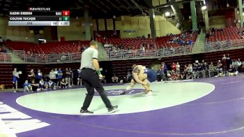 215 lbs Round 3 (4 Team) - Colton Tucker, Lincoln East vs Kadin Dibbini, Manhattan HS