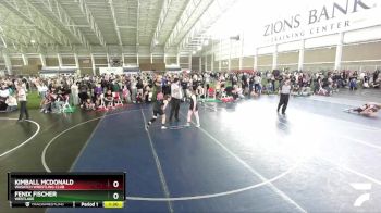 120 lbs Cons. Round 1 - Kimball McDonald, Wasatch Wrestling Club vs Fenix Fischer, Westlake