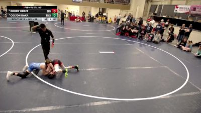 14U - 88 lbs Cons. Round 2 - Brody Kratt, Summit Wrestling Academy vs Colton Baka, Mankato East