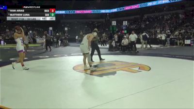 150 lbs 3rd Place - Ivan Arias, Buchanan (CS) vs Matthew Luna, Saint Francis (CC)