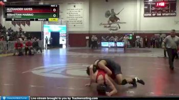 145 lbs Champ. Round 1 - Sebastian Marino, Faith Lutheran vs Alexander Hayes, Reno