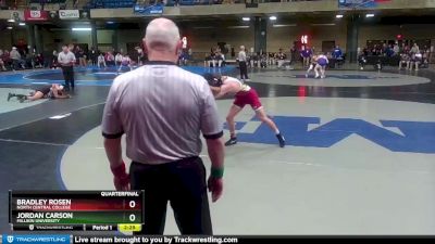 141 lbs Quarterfinal - Bradley Rosen, North Central College vs Jordan Carson, Millikin University