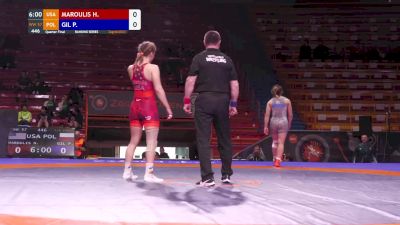 57kg Quarterfinal - Helen Maroulis, USA vs Patrycja Gil, POL