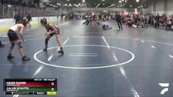 90 lbs Quarterfinal - Calvin Schutte, Brighton WC vs Asher Raimer, Grandville WC