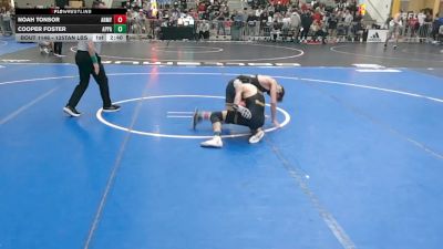 125Tan lbs Rr Rnd 3 - Noah Tonsor, Army West Point vs Cooper Foster, Appalachian State