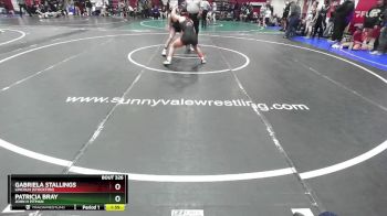 120 lbs Quarterfinal - Gabriela Stallings, Lincoln (Stockton) vs Patricia Bray, John H Pitman