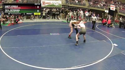 93 lbs Cons. Round 3 - Jhett Steele, Payson Pride Wrestling vs Teyl Petersen, Delta Wrestling Club