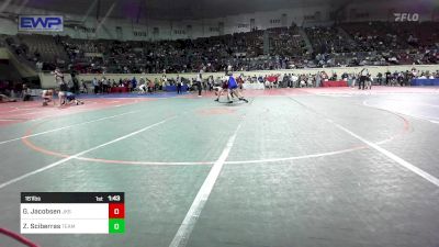 161 lbs Round Of 64 - Guy Jacobsen, Jenks vs Zeke Sciberras, Team Choctaw