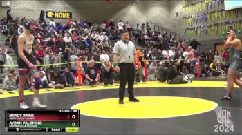 168 lbs Champ. Round 2 - Brady Rains, Institute Of Combat vs Aydan Palomino, Farmersville Falcons