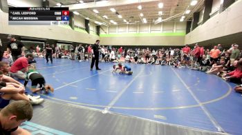 49 lbs Rr Rnd 4 - Cael Ledford, Commerce Wrestling Club vs Micah Messina, Level Up Wrestling Center
