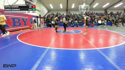 190 lbs Rr Rnd 4 - Brynli Hammer, Skiatook Girls High School vs Danica Tilghman, Broken Arrow Girls