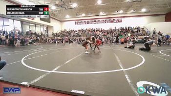 130 lbs Rr Rnd 3 - Elizabeth Thompson, Team Of Hard Knox vs Jaelee Jo Baca, Cowboy Wrestling Club