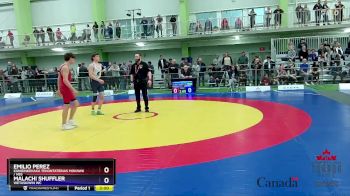 60kg Champ. Round 1 - Emilio Perez, Kanieinkehaka Tehontatienas Mohawk / HBS vs Malachi Shuffler, Wetaskiwin WC