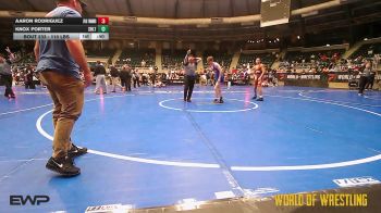 110 lbs Consolation - Aaron Rodriguez, Jflo Trained vs Knox Porter, Sebolt Wrestling Academy