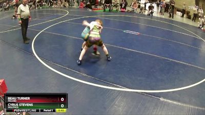 80 lbs Cons. Semi - Cyrus Stevens, Wolfpack vs Beau Turner, Millard