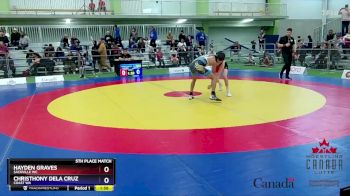 52kg 5th Place Match - Hayden Graves, Sackville WC vs Christhony Dela Cruz, Coast WA