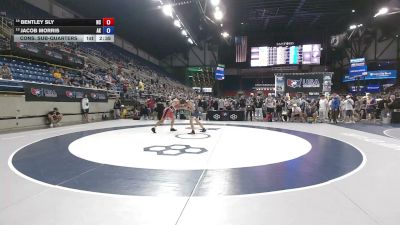 157 lbs Cons. Sub-quarters - Bentley Sly, North Carolina vs Jacob Morris, Alaska