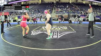 Girls-235 lbs 7th Place Match - Rylan Johns, Portland Hs Girls vs Sydney Smith, Portage Central Hs Girls