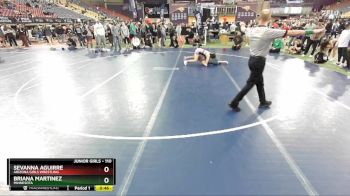 110 lbs 7th Place Match - Sevanna Aguirre, Arizona Girls Wrestling vs Briana Martinez, Minnesota