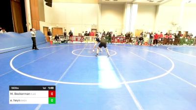 190 lbs Round Of 32 - Myles Beckerman, Fort Lee vs Evan Heyn, Ramsey