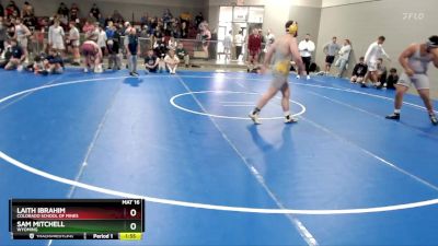 285 lbs Quarterfinal - Sam Mitchell, Wyoming vs Laith Ibrahim, Colorado School Of Mines