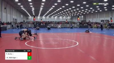 170 lbs Round Of 32 - Tyler Avila, CA vs Andy Aldridge, VA