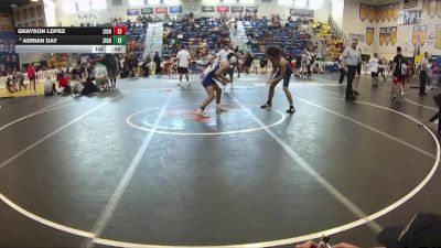 138 lbs Cons. Round 6 - Grayson Lopez, Land O Lakes vs Adrian Day, Cocoa Beach WC