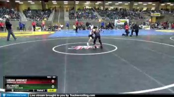 63 lbs Cons. Round 4 - Uriah Jimenez, Sherwood Wrestling vs Eli Nash, Cowboy Mat Club