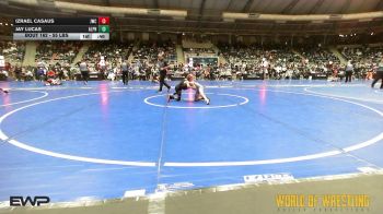 55 lbs Consi Of 8 #1 - Izrael Casaus, Juggernaut Wrestling Club vs Jay Lucas, Alpha Elite
