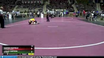 120 lbs 1st Place Match - Logan Hartson, St James vs Austen Mayfield, Cleburne County