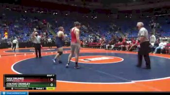 220 lbs Semis & 1st Wrestleback (8 Team) - Colton Crowley, Mahomet (M.-Seymour) vs Max Drumke, Deerfield (H.S.)