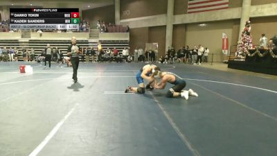 152 Championship Bracket Champ. Round 1 - Kaden Sanders, Minnetonka vs Danko Tokin, Woodbury