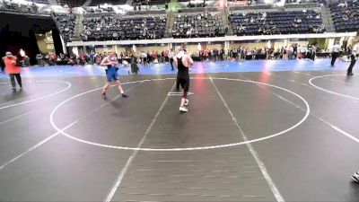 7th - 8th grade - 130 Quarters - Riley Hanford, Sebolt Wrestling Academy vs Gavin Howell, Iowa