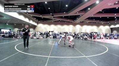 132 lbs Champ. Round 3 - Matthew Gould, New Jersey vs Jack Dragoumanos, Massachusetts