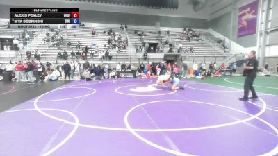 73 kg Quarters - Alexis Penley, Wyoming Seminary vs Mya Dobrinski, Cowboy Wrestling Club