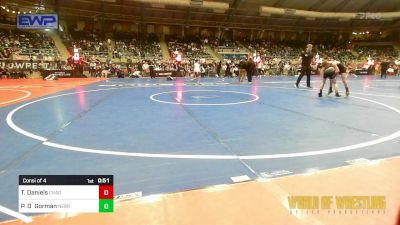 58 lbs Consi Of 4 - Taze Daniels, Chagolla Trained vs Preston O`Gorman, Nebraska Elite