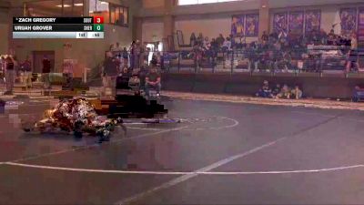 120 lbs Cons. Round 3 - Zach Gregory, South vs Urijah Grover, Sheridan