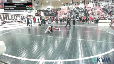 61 lbs Rr Rnd 1 - Kaden Decker, Mojo Grappling Academy vs Elijah Mote, Bartlesville Wrestling Club
