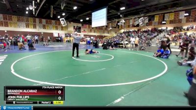 71 lbs Round 2 - Carter Baumgart, San Diego vs Carson Flores, Wine Country Wrestling Academy