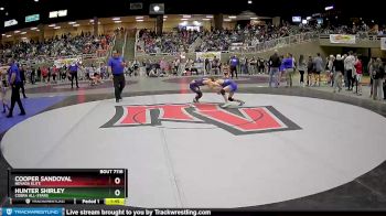 88 lbs Quarterfinal - Cooper Sandoval, Nevada Elite vs Hunter Shirley, Cobra All-Stars