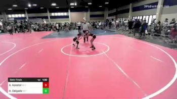 80 lbs Semifinal - Aleia Apostol, So Cal Grappling vs Hailey Delgado, NXT Level Wr Ac