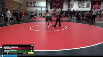 182 lbs Quarterfinal - Jakob McGowan, Fort Madison vs Nathan Beatty, Muscatine