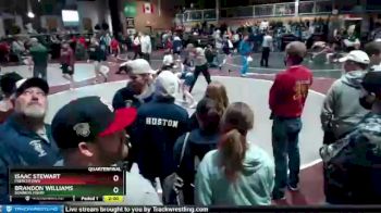 98 lbs Quarterfinal - Brandon Williams, Bonners Ferry vs Isaac Stewart, Frenchtown