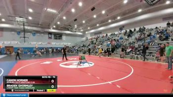 75 lbs Semifinal - Braden Ghormley, Lander Tiger Tough Wrestling vs Canon Horner, Natrona Colts Wrestling Club