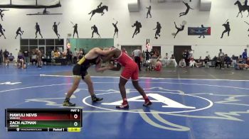 165 lbs Cons. Round 4 - Mawuli Nevis, Wabash vs Zach Altman, Adrian